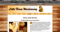 Desktop Screenshot of littlehousewoodcarving.com